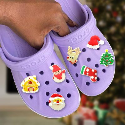 Vánoční svítící klipy na boty (7ks) | SHINETAGS