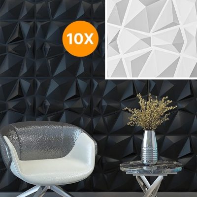 3D samolepky na zeď (10 ks) | TRIWALL
