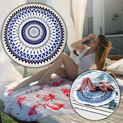 Kulatá plážová osuška | CUBALINKA